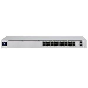 Mrežni prekidač UBIQUITI UniFi USW-24 (Managed L2, Gigabit Ethernet 10/100/1000, Srebrna)