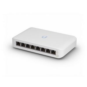 Mrežni prekidač UBIQUITI UniFi Switch Lite 8 PoE (Upravljani L2 Gigabit Ethernet (10/100/1000), Power over Ethernet (PoE), Bijela)