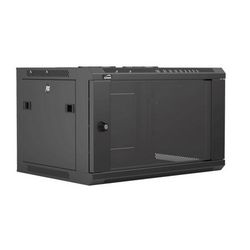 Ormarić za rack CAYMON 19" 6 jedinica - 450mm (crna boja)