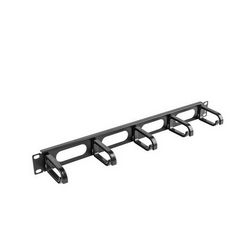 Organizator kabela LANBERG 19" (1U, TYPE B crna) AK-1205-B