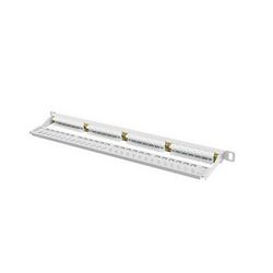 Patch panel Lanberg 24 porta 0.5U CAT.6 UTP sivi