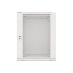 Ormarić za montažu na zid LANBERG 19'' 15U 600x600mm (siva, staklena vrata)