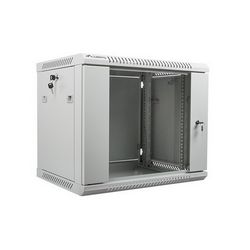 Ormar za ugradnju na zid Lanberg 19'' 9U 600x450mm sivi (staklena vrata)