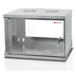Zidni ormarić TECHLY I-CASE EL-1006G45 (19, 6U prof., 450, sastavljen) sivi