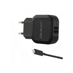 Punjač za mobilne uređaje Qoltec 50188 (crni, unutarnji)
