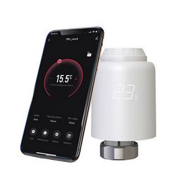 TELLUR SMART WIFI THERMOSTATIC RADIATOR VALVE RVSH1, LED bijeli