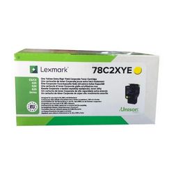 Toner LEXMARK 78C2XYE (Original, Žuta)