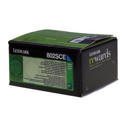 Toner LEXMARK 80C2SCE (1 komad, original) cijan