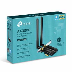 Adapter Wi-Fi 6 Bluetooth 5.0 PCIe TP-Link AX3000