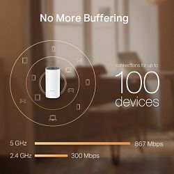 Bežična pristupna točka TP-LINK DECO M4 AC1200 - 1 pack (dual band, brzina prijenosa do 1200Mbps)