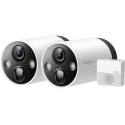 Nadzorna kamera TP-LINK Tapo C420S2 (4MP, IR, baterijska, vanjska/unutarnja, WiFi, mrežna, 2 komada + hub)