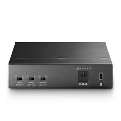 Mrežni prekidač TP-LINK TL-SF1005P (5-port, 10/100Mbps, s 4-PoE+ porta)