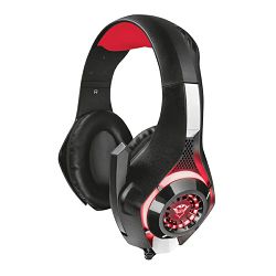 Slušalice s mikrofonom TRUST GXT313 Nero, žične, 3.5mm crno-crvene