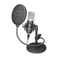 Mikrofon TRUST GXT252 Emita, profesionalni studijski, USB crni