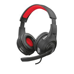 Slušalice s mikrofonom TRUST RAVU GXT307, gaming, žične, 3.5 mm crne