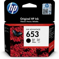 Tinta HP 653 crna (originalna, standardnog kapaciteta, 1 komad)