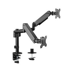 Podesiva ruka za montažu dva zaslona na stol GEMBIRD MA-DA2P-01 (17”-32”, do 9 kg)