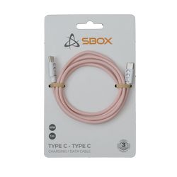 KABEL SBOX USB TYPE C -> USB TYPE C M/M 1M Roza - 60W