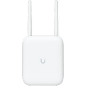 Ubiquiti U7-Outdoor All-weather WiFi 7 AP with 4 spatial streams, an integrated directional super antenna, and versatile mounting options