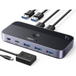 USB 3.0 preklopnik UGREEN (za 2 računala koja dijele USB C & A uređaje)