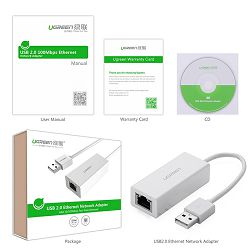 Mrežna kartica USB-A 2.0 UGREEN (RJ45 10 / 100Mbps)