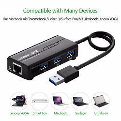 Hub USB 3.0 UGREEN (na 3x USB A i RJ45)