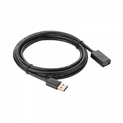 Produžni USB 3.0 kabel UGREEN (USB 3.0 extension M to F, crna, 1.5 m)