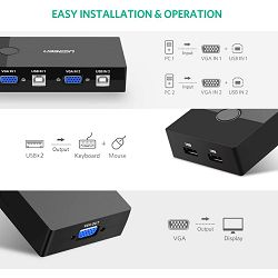 VGA 2x1 KVM preklopnik UGREEN