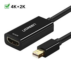 Kabel Mini DP na HDMI UGREEN (F, 4K, adapter) crna