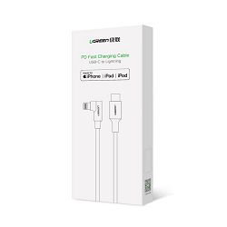 Kabel MFI UGREEN (USB-C na Lightning, kutni, 1.5 m)