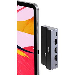 USB HUB UGREEN (multifunkcionalni 5u1 za iPad Pro, USB-C - AUX / 2xUSB-A / HDMI / USB-C PD)