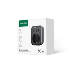 USB utičnica UGREEN Nexode 4u1 30W s 2xUSB, 1xUSB-C i Quick Charge (Brzo punjenje)