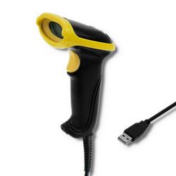 Laserski čitač QOLTEC 50867 (1D, 2D, USB) crna