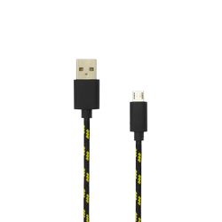 KABEL USB A Muški -> MICRO USB Muški 1 m Crni