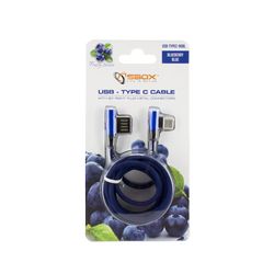 KABEL USB A Muški -> TYPE-C Muški 90°, 1.5 m Plavi