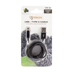 KABEL USB Muški -> TYPE-C Muški 1.5 m Crni