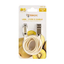 KABEL USB Muški -> TYPE-C Muški 1.5 m Zlatni