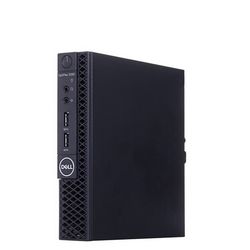 Stolno računalo DELL OptiPlex 3060 (Intel Core i5-8500T, 8GB RAM, 256GB SSD, mSFF, Intel® UHD Graphics 630, Win 10 Pro, korišteno) crna