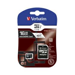 Verbatim memorijska kartica Micro Secure Digital (HC) 16GB Class 10 + Adapter, Blister Pack