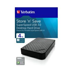 Verbatim 3.5" Storen Save 4TB HDD, USB3.0 crni