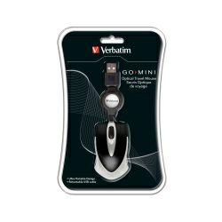 Verbatim GO Mini Optical Travel Mouse USB3.0/2.0 crni
