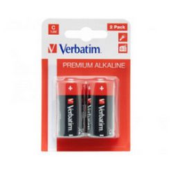 Verbatim C Alkaline Battery (2 pack)
