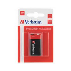 Verbatim 9V Alkaline Battery 6LR61 (1 pack)