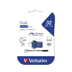 Verbatim USB3.0/USB-C StorenGo Dual 32GB crno-plavi
