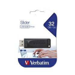 Verbatim USB2.0 StorenGo Slider 32GB crni