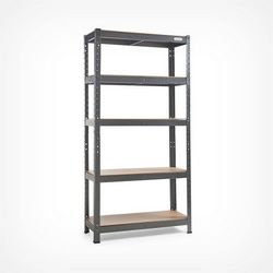 Polica za skladištenje VONHAUS 1.5m 5 shelf rack HAMMERITE (1.5 metara, 5 polica, Hammerite premaz)