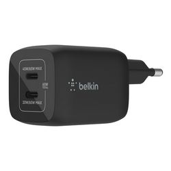 Belkin 65W PD PPS Dual USB-C GaN Charger Universal - crna