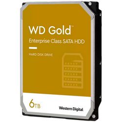 HDD Server WD Gold 6TB CMR, 3.5, 256MB, 7200 RPM, SATA, 512E