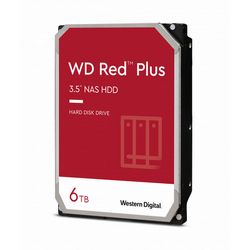 Tvrdi disk WD RED PLUS, 6TB (SATA3, 6Gb/s, 5400 okretaja u minuti, 256MB)