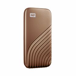 Prijenosna baterija WD My Passport SSD (500 GB, USB-C 3.2) zlatna